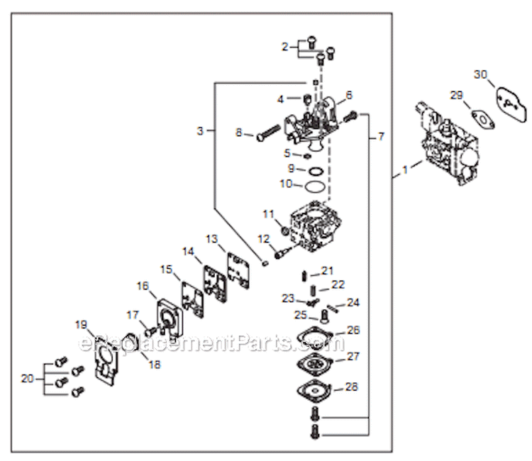 Page I Diagram and Parts List for T254 T10212001001 - T10212999999 Shindaiwa Trimmer