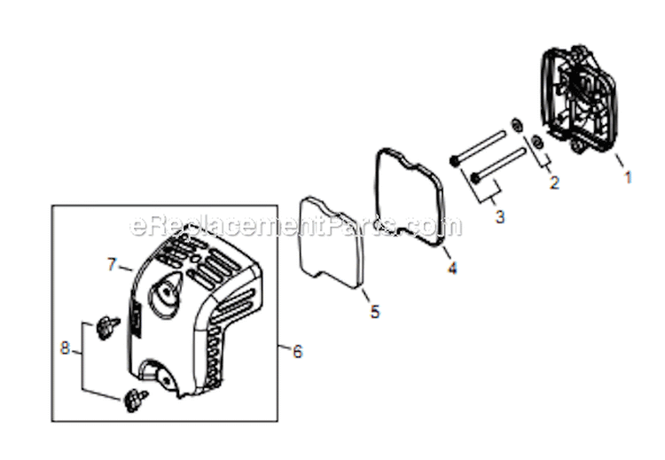 Page J Diagram and Parts List for T254 T10311001001 - T10311999999 Shindaiwa Trimmer