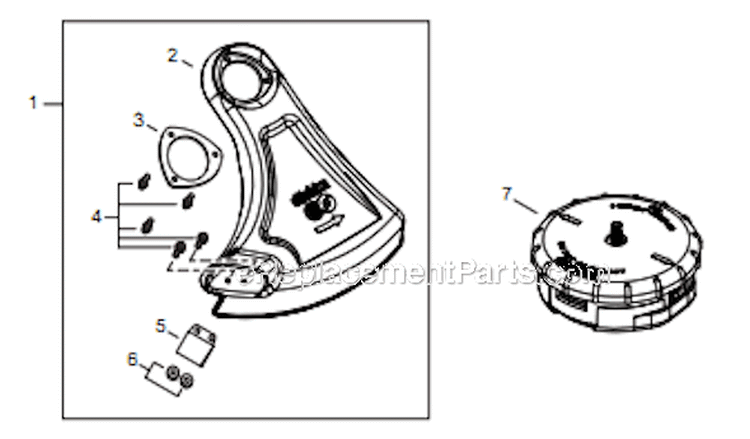 Page O Diagram and Parts List for T254 T10311001001 - T10311999999 Shindaiwa Trimmer