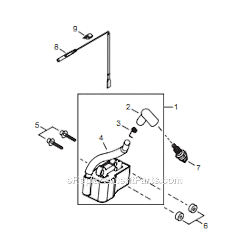 Page F Diagram and Parts List for T254 T10311001001 - T10311999999 Shindaiwa Trimmer