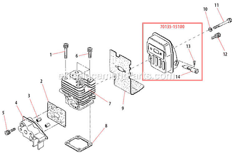 Page A Diagram and Parts List for T260  Shindaiwa Trimmer