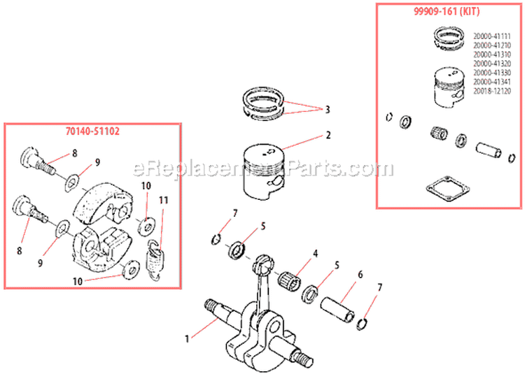 Page D Diagram and Parts List for T260  Shindaiwa Trimmer