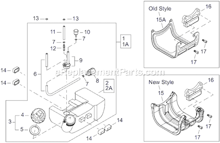 Page I Diagram and Parts List for T261  Shindaiwa Trimmer