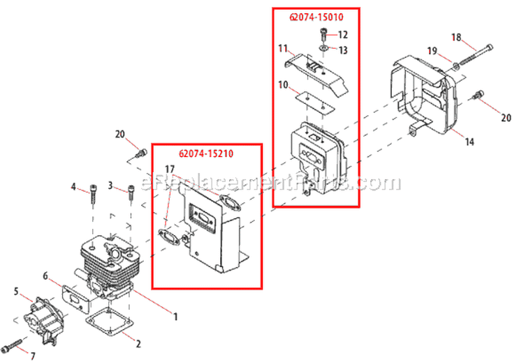 Page A Diagram and Parts List for T272X  Shindaiwa Trimmer