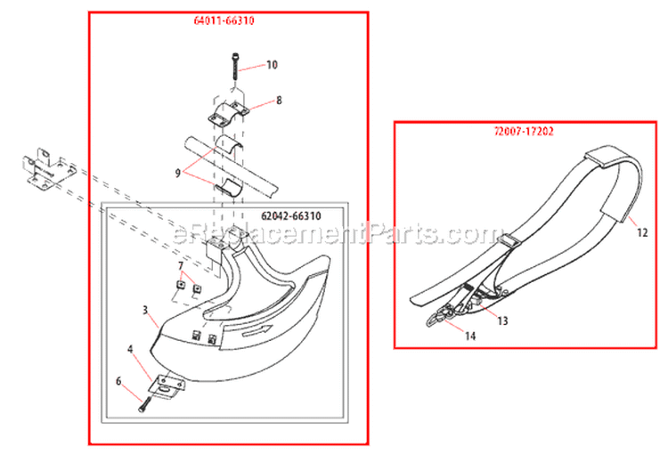 Page L Diagram and Parts List for T272X  Shindaiwa Trimmer