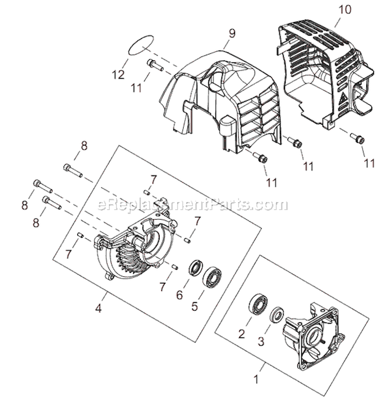 Page B Diagram and Parts List for T282X  Shindaiwa Trimmer