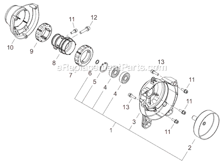 Page C Diagram and Parts List for T282X  Shindaiwa Trimmer