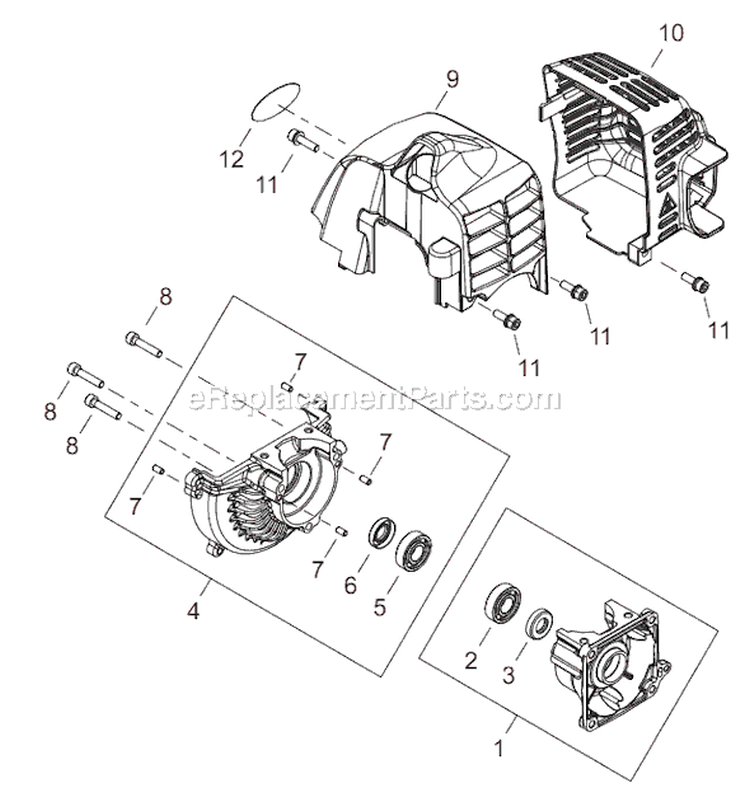 Page B Diagram and Parts List for T282  Shindaiwa Trimmer