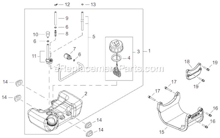 Page I Diagram and Parts List for T282  Shindaiwa Trimmer