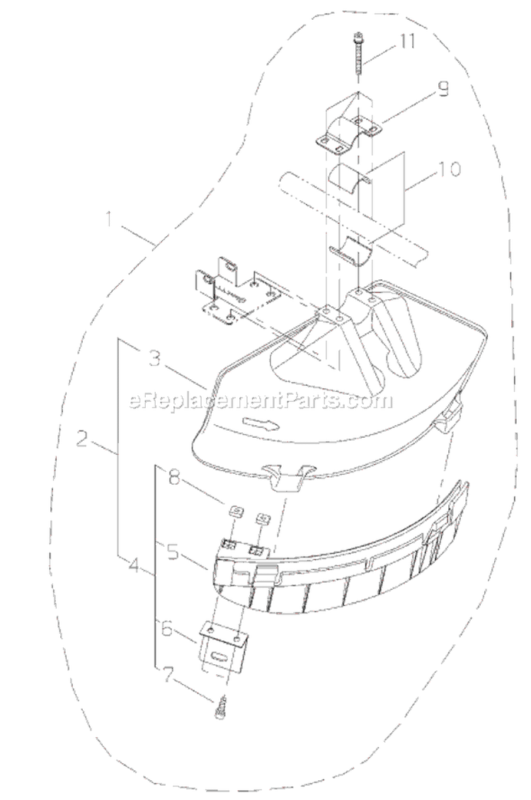 Page K Diagram and Parts List for T3410X  Shindaiwa Trimmer