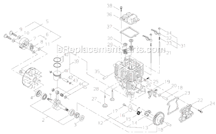 Page C Diagram and Parts List for T3410X  Shindaiwa Trimmer