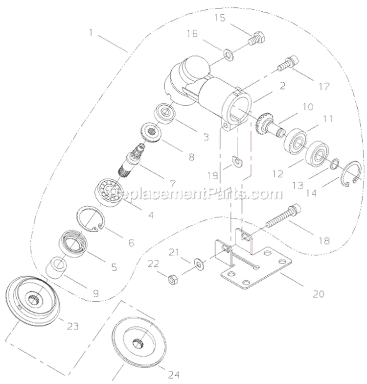Page I Diagram and Parts List for T3410  Shindaiwa Trimmer