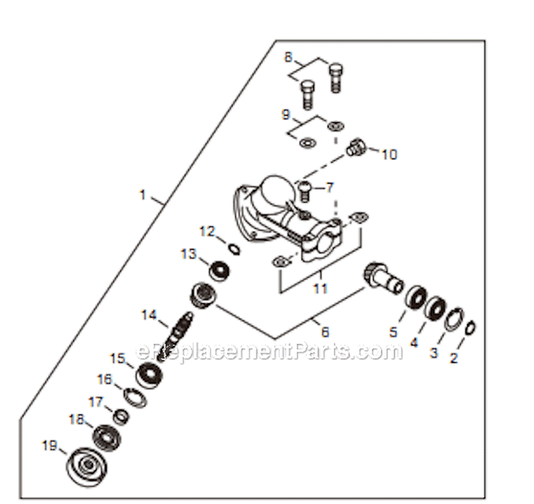 Page N Diagram and Parts List for T344 T14712001001 - T14712999999 Shindaiwa Trimmer