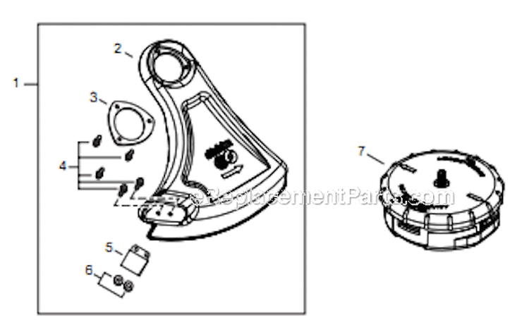 Page O Diagram and Parts List for T344 T14712001001 - T14712999999 Shindaiwa Trimmer