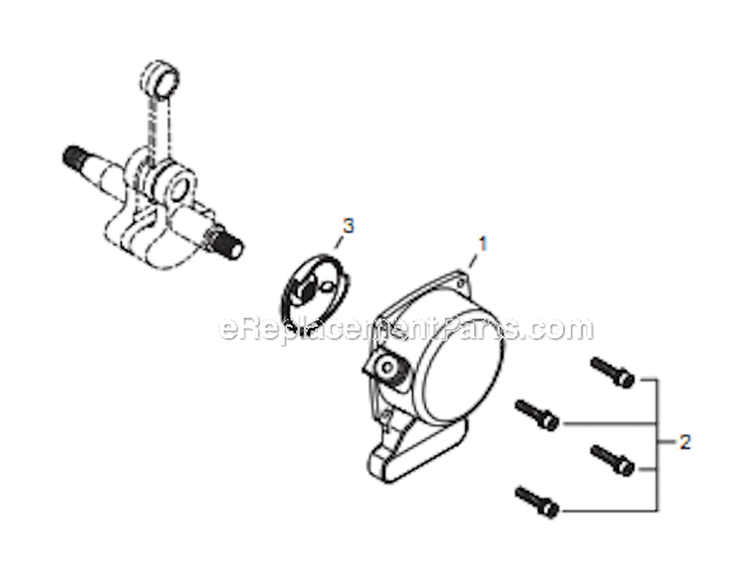 Page G Diagram and Parts List for T344 T14811001001 - T14811999999 Shindaiwa Trimmer
