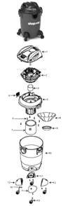 Part Location Diagram of 3545000 Shop-Vac Float