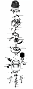 Part Location Diagram of 1944720 Shop-Vac Handle
