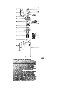 Part Location Diagram of 1515399 Shop-Vac Screw No. 10 - 16 X 3/4" Type Ab T25 Pan Head
