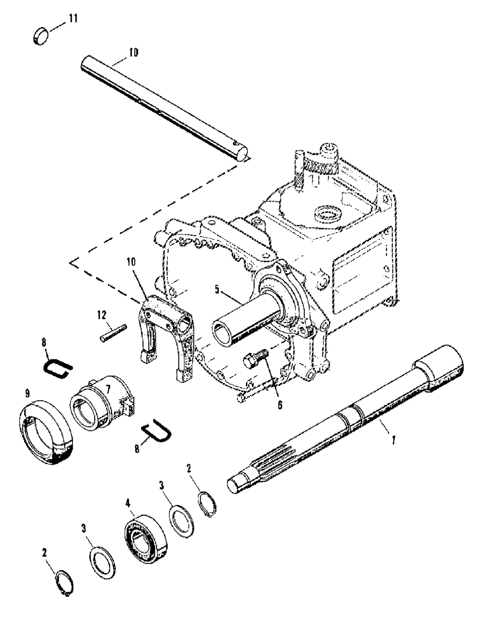 Clutch - Input Shaft Group (3486i41) Diagram and Parts List for 9528 2097173 Simplicity Lawn Tractor
