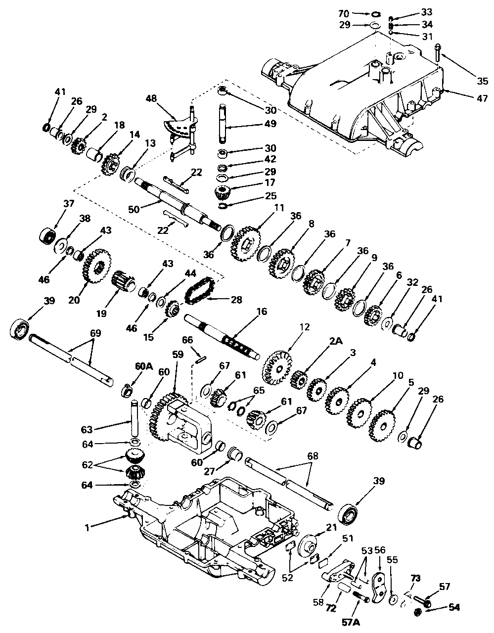 Peerless Model 801-019a Diagram and Parts List for 5116 1690684 Simplicity Lawn Tractor