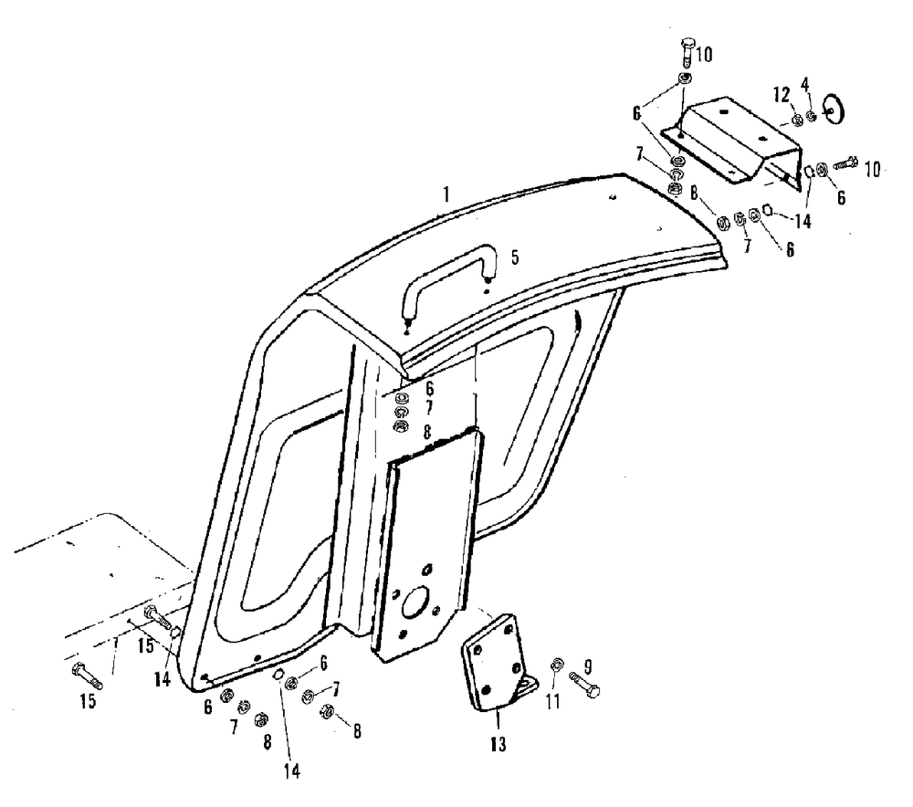 Sheet Metal And Frame - Fender Group (3486i30) Diagram and Parts List for 9528 2097173 Simplicity Lawn Tractor