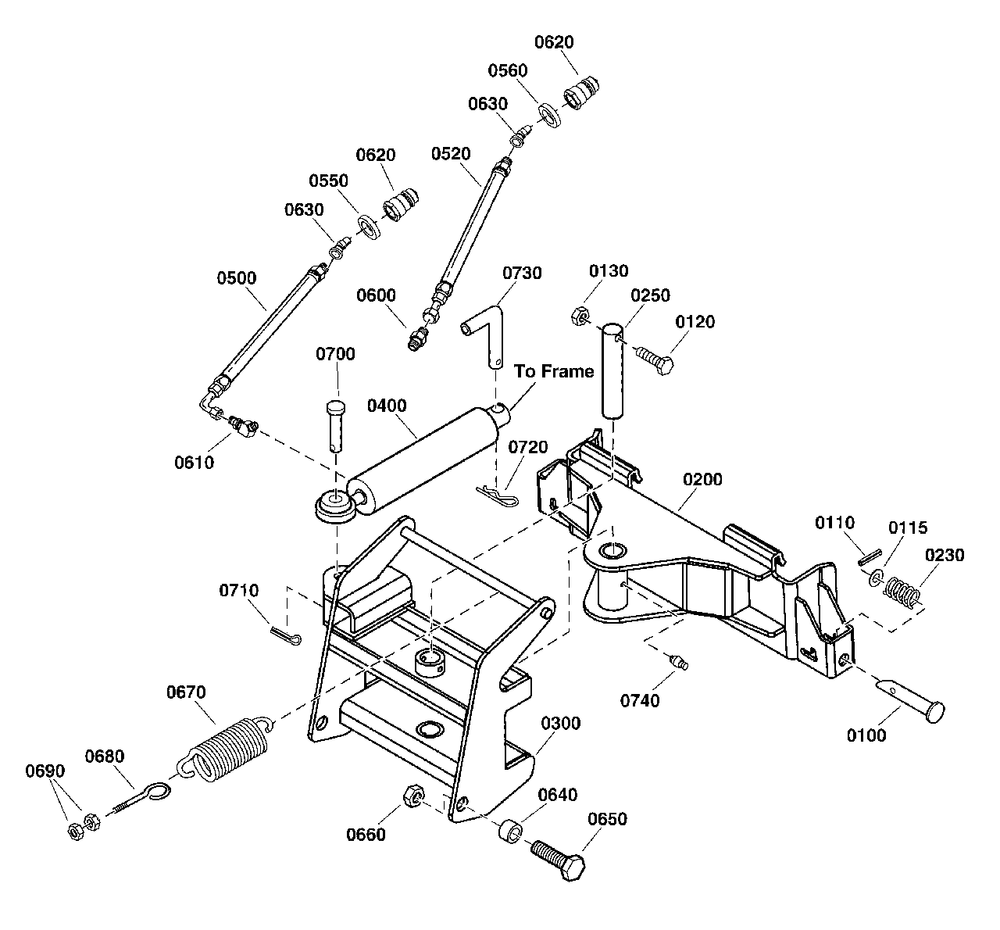 Hitch Group (2986341) Diagram and Parts List for 1697136-00  Simplicity Lawn Tractor Accessories