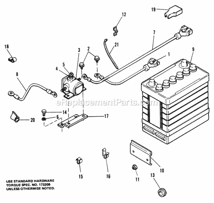 Electrical Group (7010) Diagram and Parts List for 1690215  Simplicity Lawn Tractor