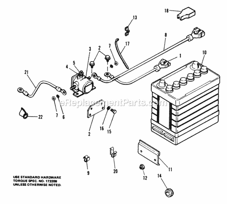 Electrical Group Diagram and Parts List for 1690338  Simplicity Lawn Tractor