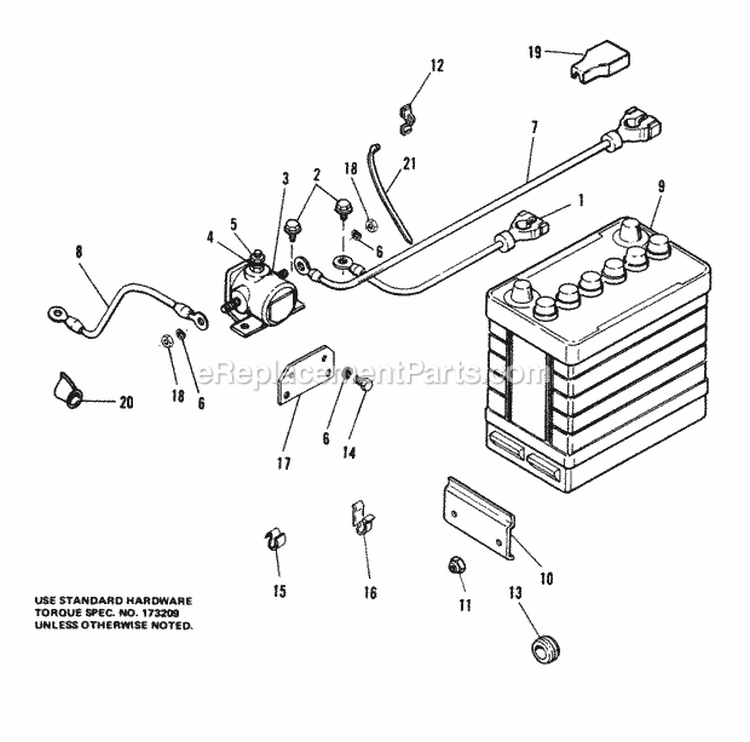 Electrical Group (7016  7018) Diagram and Parts List for 1690342  Simplicity Lawn Tractor