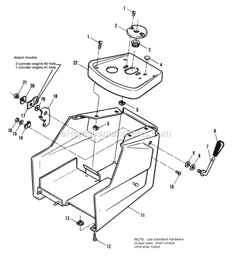 Dash Group Diagram and Parts List for 1690485  Simplicity Lawn Tractor
