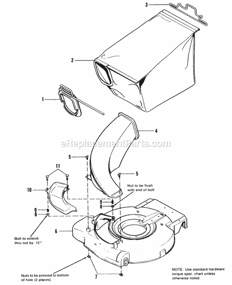 Engine Housing  Shroud Group Diagram and Parts List for 1690559  Simplicity Lawn Mower
