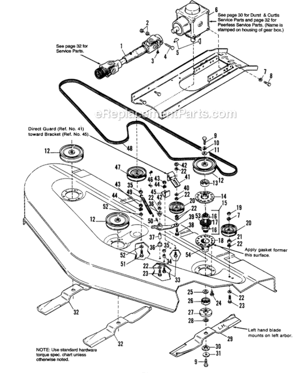 60_Mower_Deflector_Group Diagram and Parts List for 1691339  Simplicity Lawn Tractor
