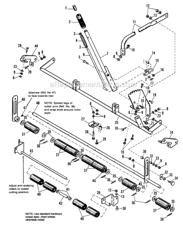 60_Mower_Housing_And_Cover_Group Diagram and Parts List for 1691339  Simplicity Lawn Tractor