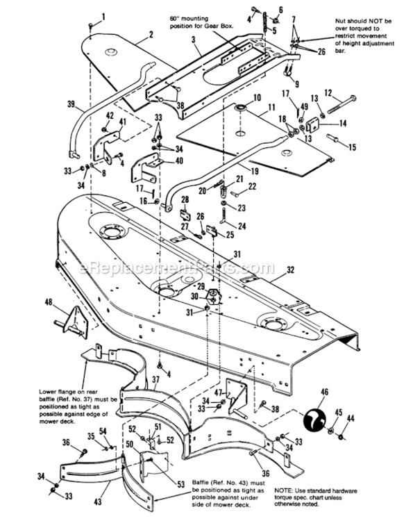 Peerless_Right_Angle_Drive_Model_1100-012 Diagram and Parts List for 1691339  Simplicity Lawn Tractor