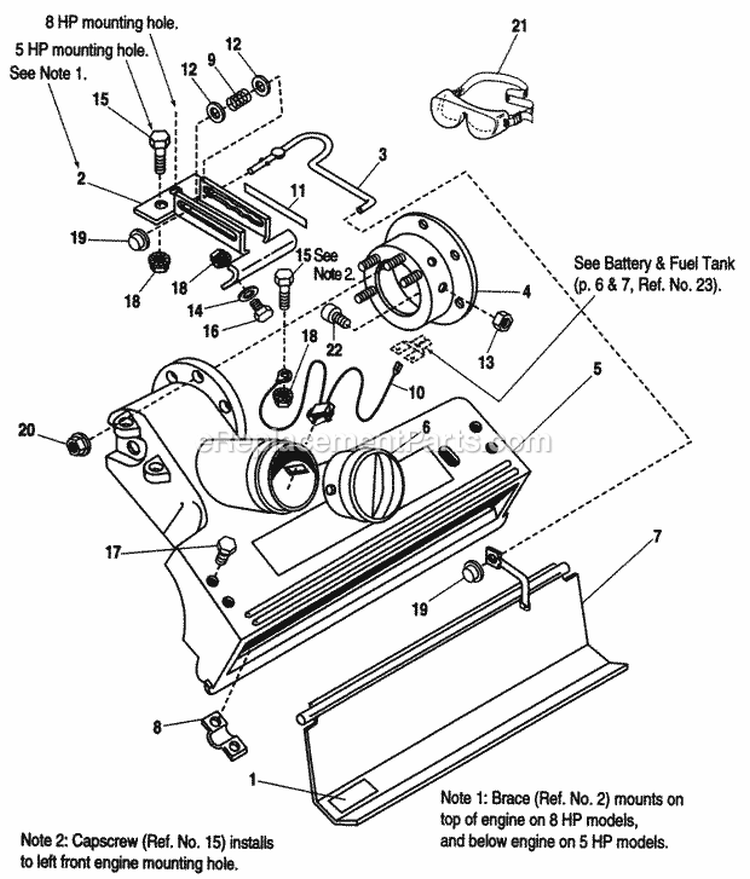 Nozzle  Flap Assemblies Diagram and Parts List for 1692371  Simplicity Chipper Shredder
