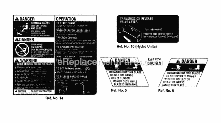 Decals - Simplicity Models Part 2 Diagram and Parts List for 1692421  Simplicity Lawn Tractor