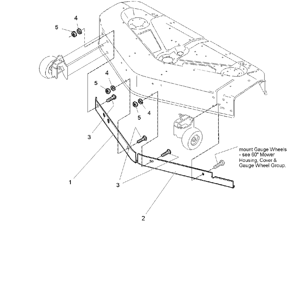 Baffle Group - 48-Inch Mower Deck (1687641) Diagram and Parts List for 1686741  Simplicity Lawn Tractor Accessories