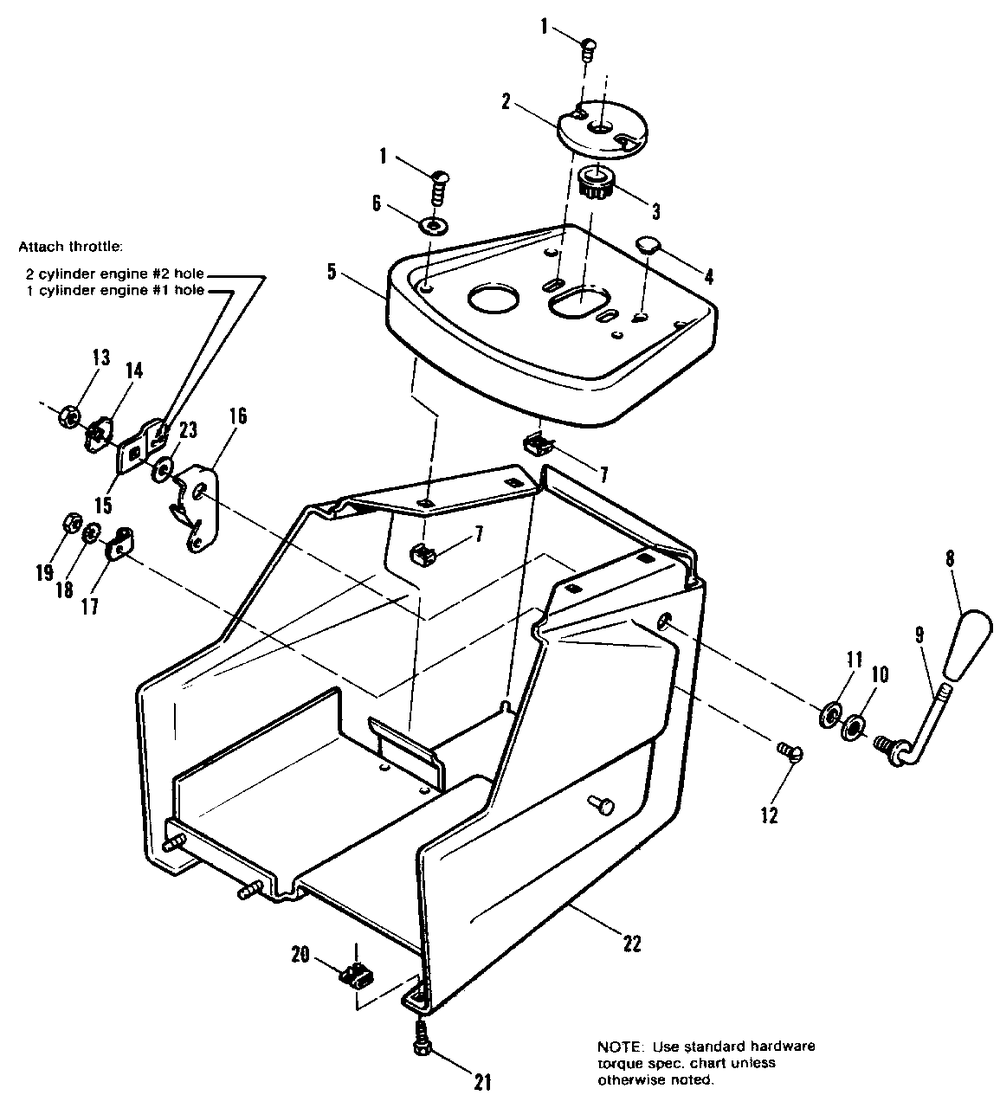 Dash Group Diagram and Parts List for 7116H 1690489 Simplicity Lawn Tractor
