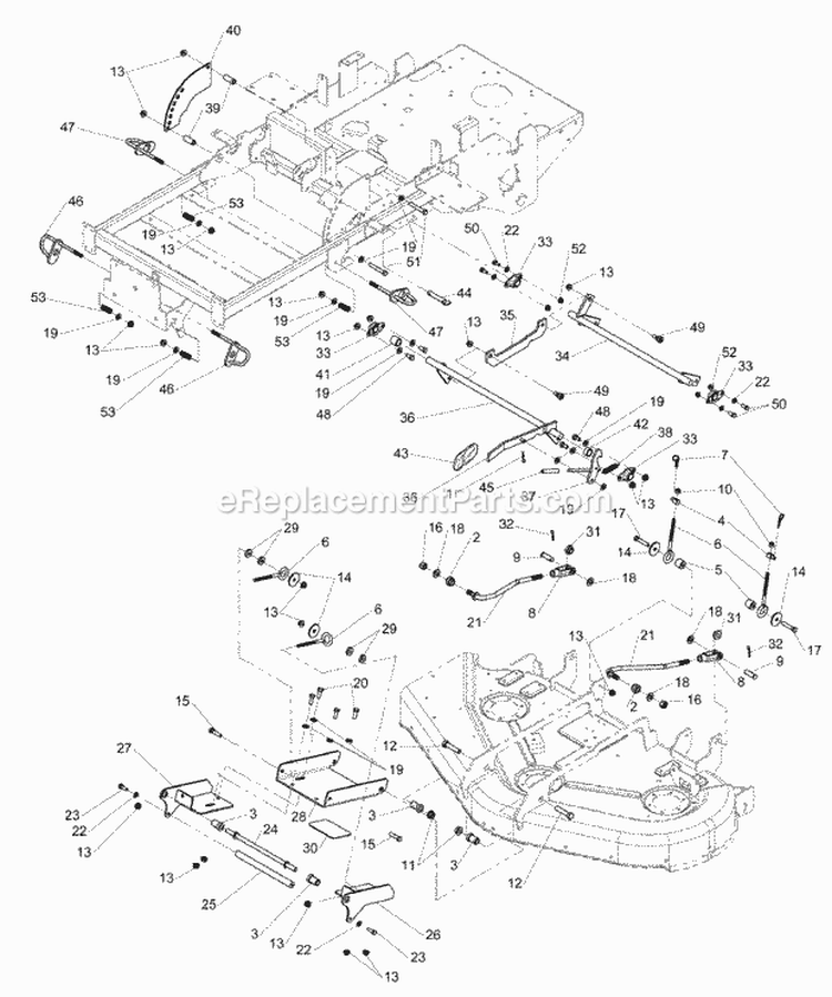 Lift Group (273Dlt0) Diagram and Parts List for 2690487  Simplicity Lawn Tractor