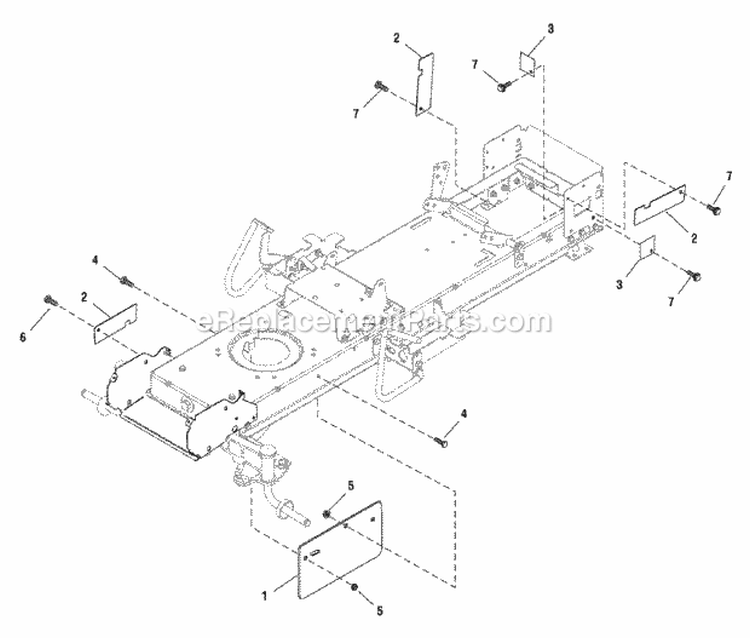 40 Mower Deck - French Guard Group (2989021) Diagram and Parts List for 2690862  Simplicity Lawn Tractor