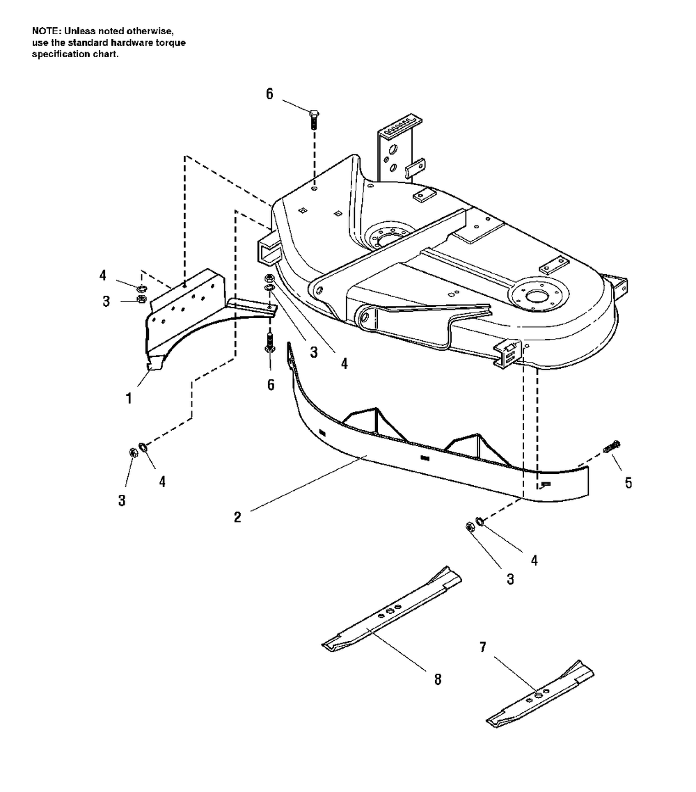 38-Inch Grass Mulcher Kit - 1692883 Diagram and Parts List for 1692883SM  Simplicity Lawn Tractor Accessories