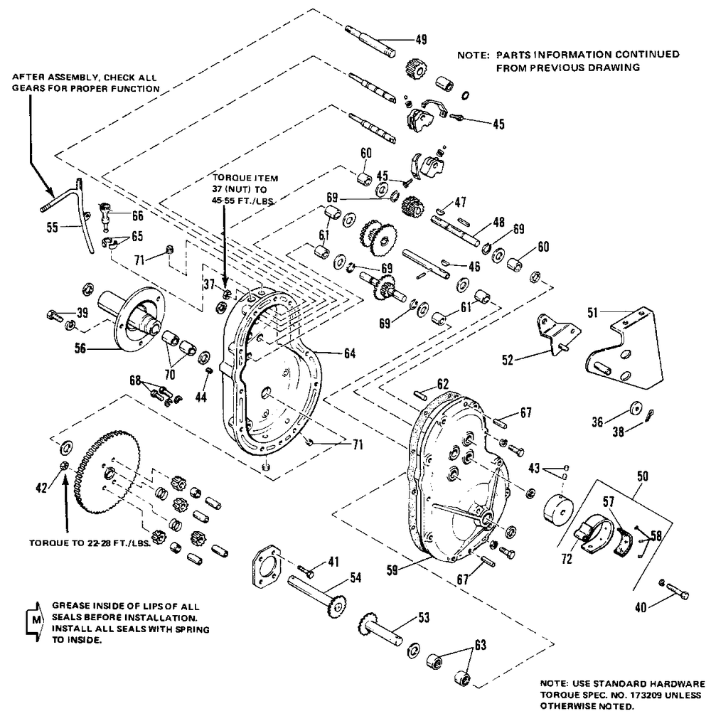 Transmission Sub-Assembly (4208) - Diagram 2 Diagram and Parts List for 4208 1690176 Simplicity Lawn Tractor