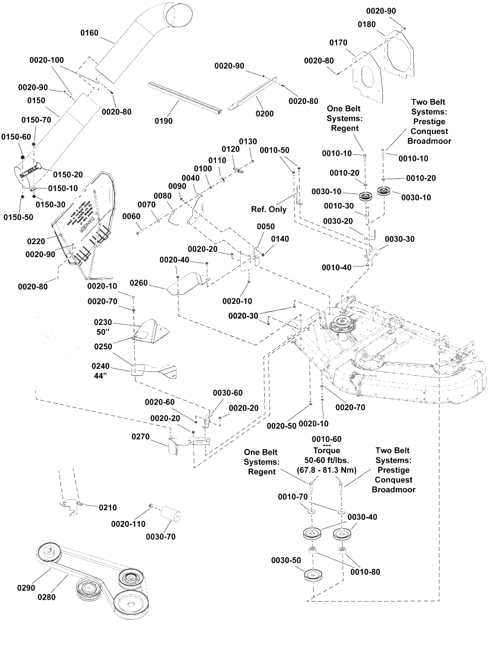Turbo Mounting Group Diagram and Parts List for 1697365A-00  Simplicity Lawn Tractor Accessories