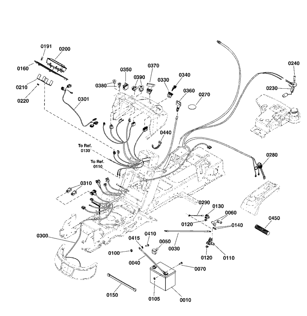 Electrical Group Diagram and Parts List for 2691419-01  Simplicity Lawn Tractor