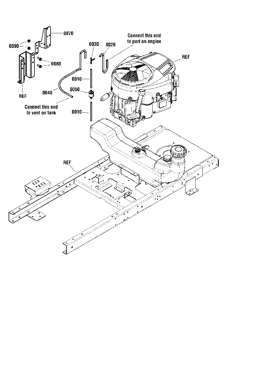 Evap Group Diagram and Parts List for SZT110 2691692-01 Simplicity Lawn Tractor