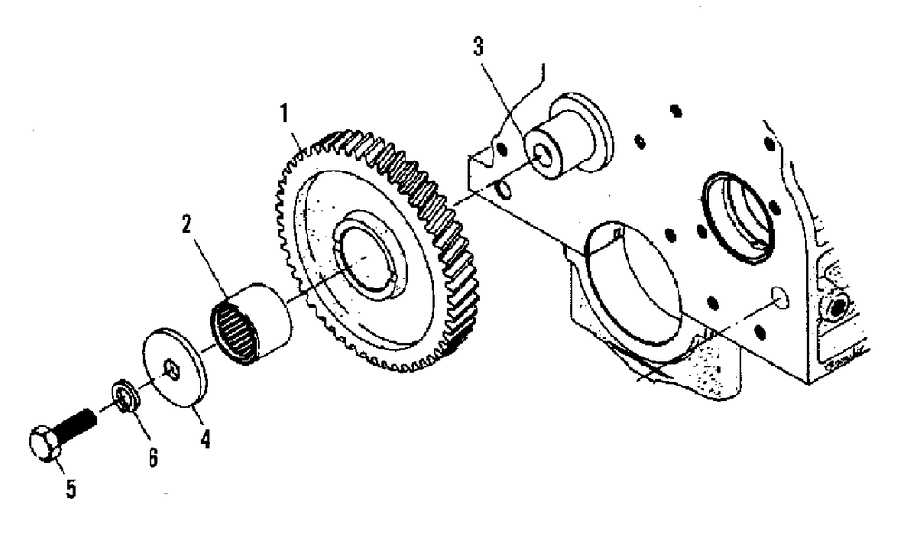 Idler Gear Group (3486i10) Diagram and Parts List for 9528 2097173 Simplicity Lawn Tractor