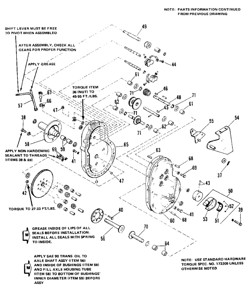 Transmission Group (6008) - Diagram 2 Diagram and Parts List for 6008 1690315 Simplicity Lawn Tractor