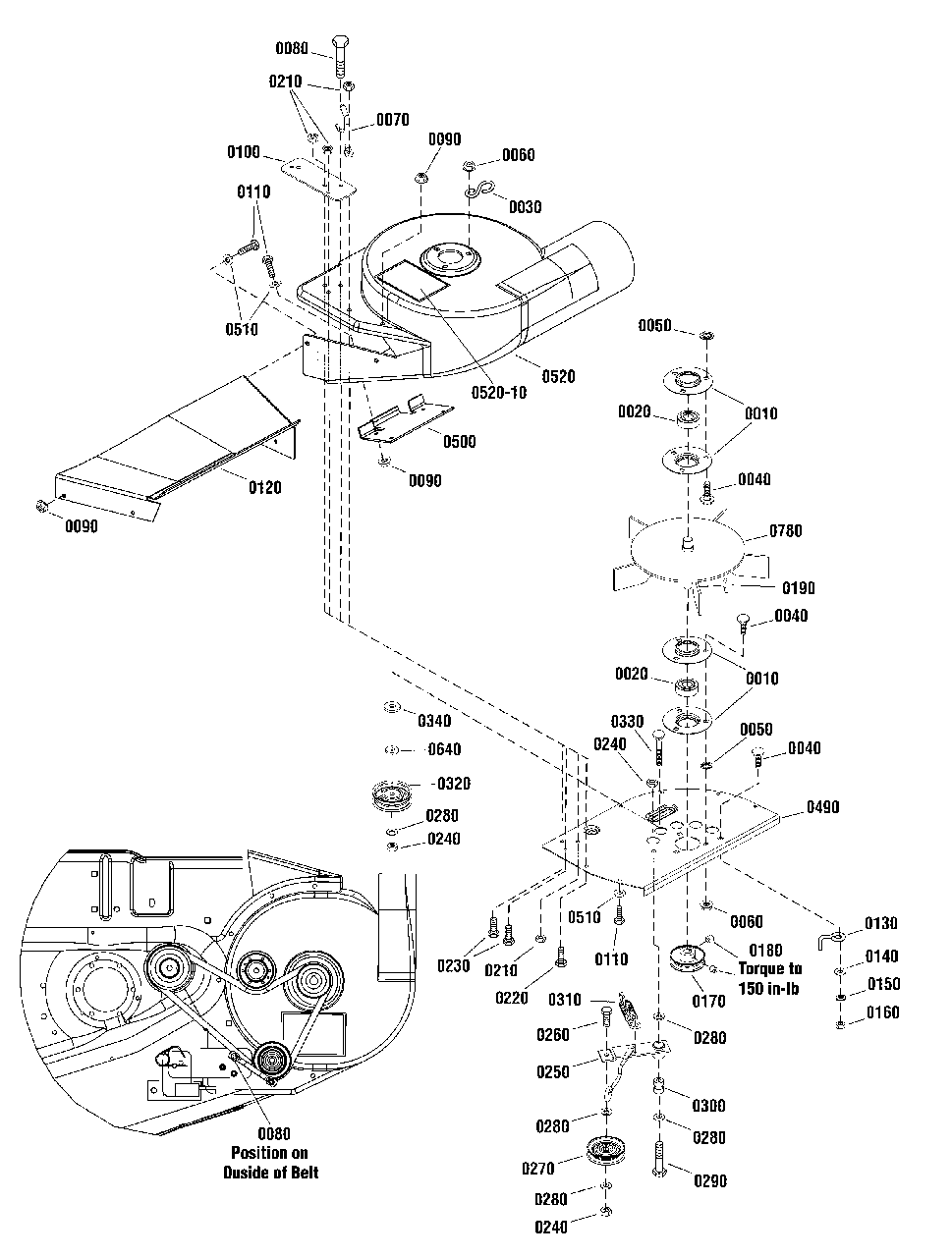 60-Inch Turbo - Blower Group (1695759b) Diagram and Parts List for 1695759  Simplicity Lawn Tractor Accessories