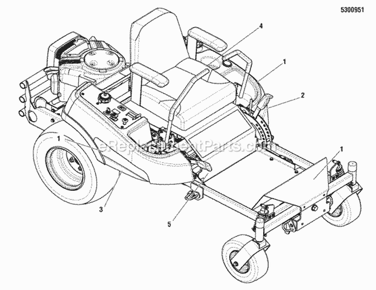 Decals Group - Brand  Model Diagram and Parts List for 5900662  Simplicity Lawn Tractor