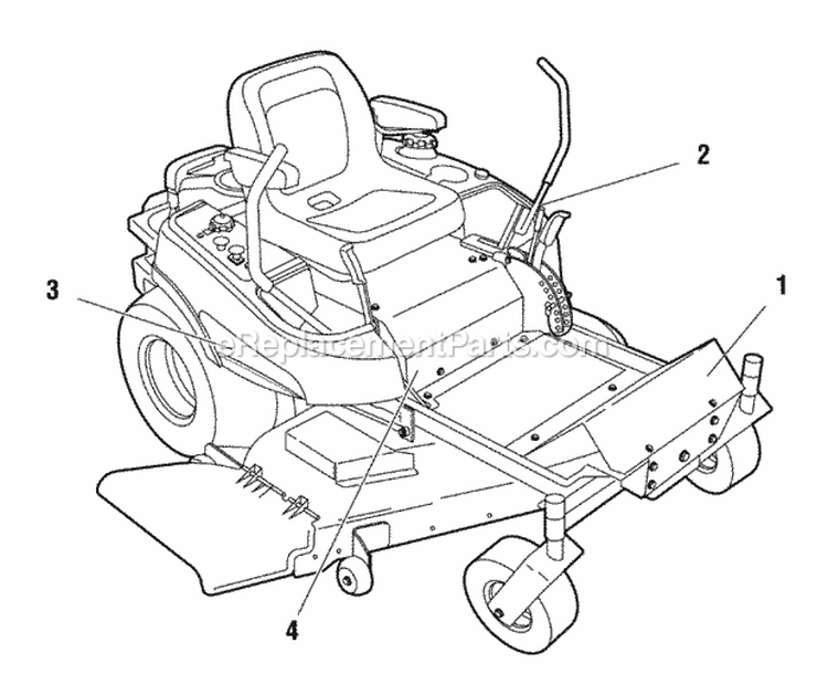Decal Group - Brand  Model Diagram and Parts List for 5900728  Simplicity Lawn Tractor